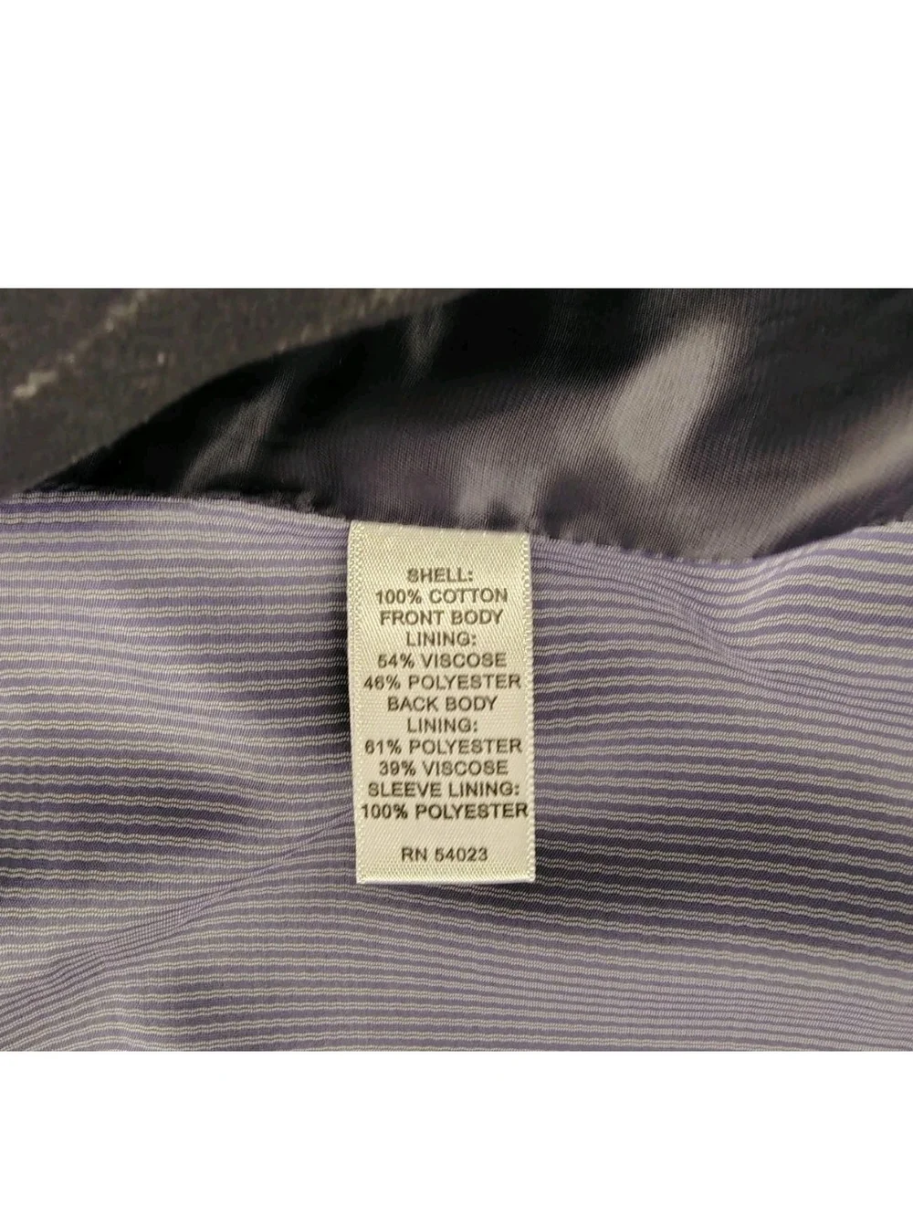 Men's Banana Republic Tailored Fit Navy Striped 2bt Cotton Blazer Sport Coat 44R